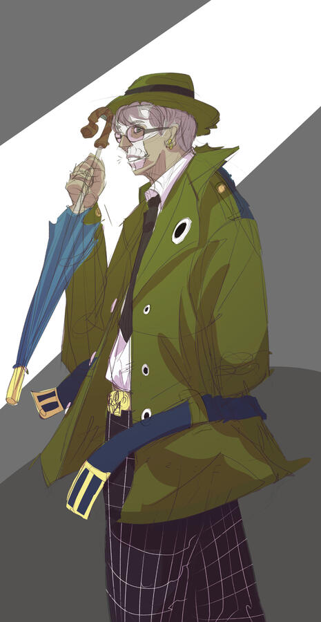 Gregorious Character Sketch Gregorious Character Sketch