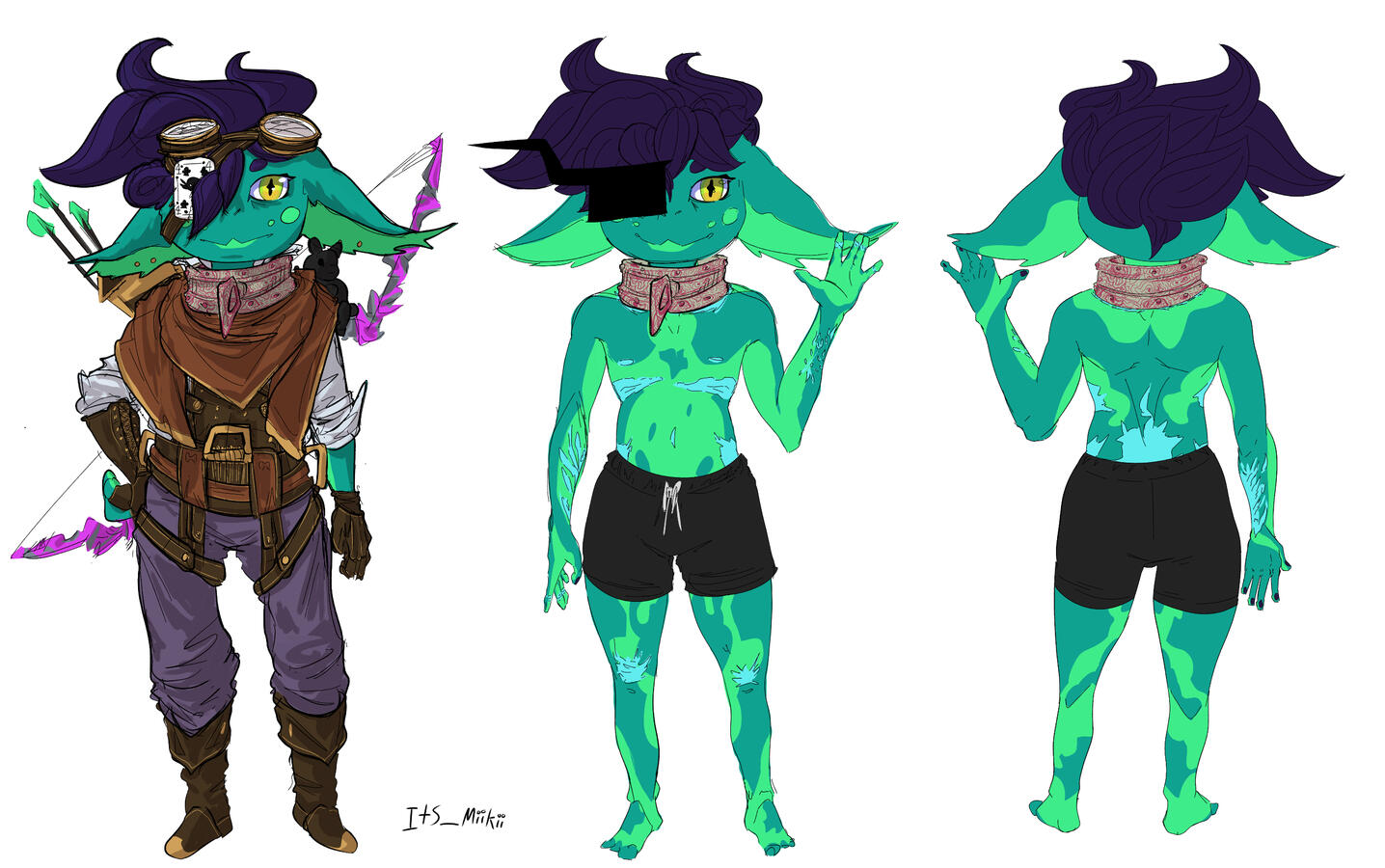 Deja the Goblin Ranger Design