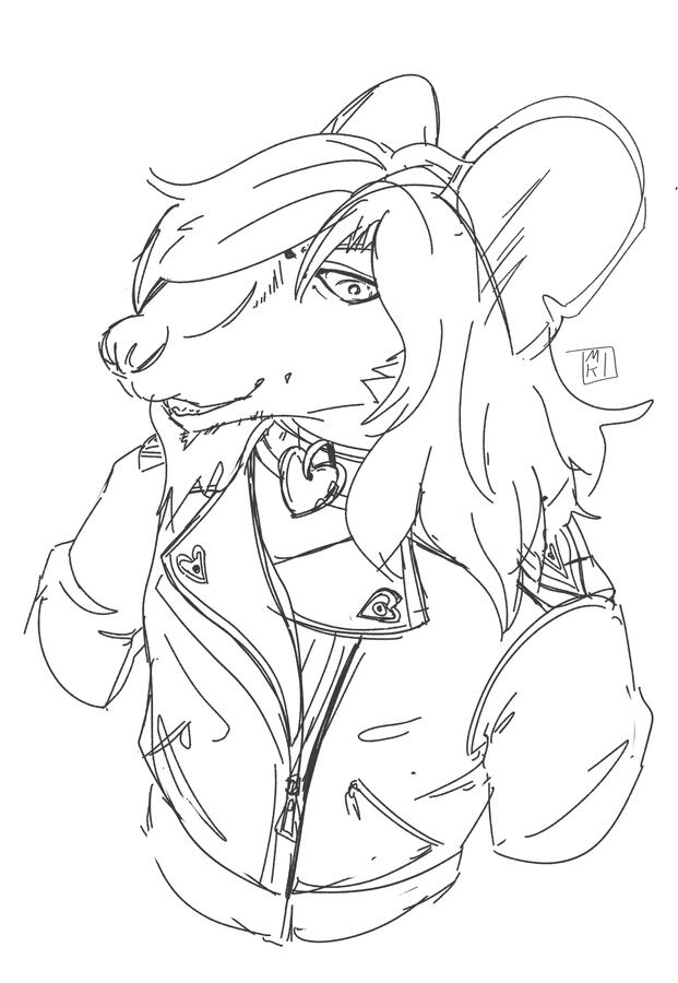 Rat Character Bust Sketch Rat Character Bust Sketch