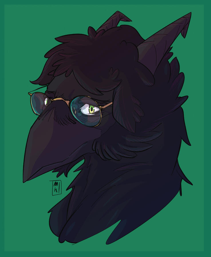 Crow Headshot Icon Crow Headshot Icon