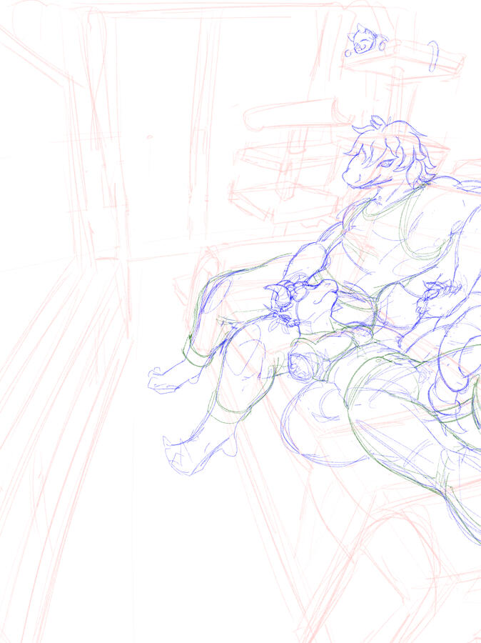 Runs and Lucci Sketch